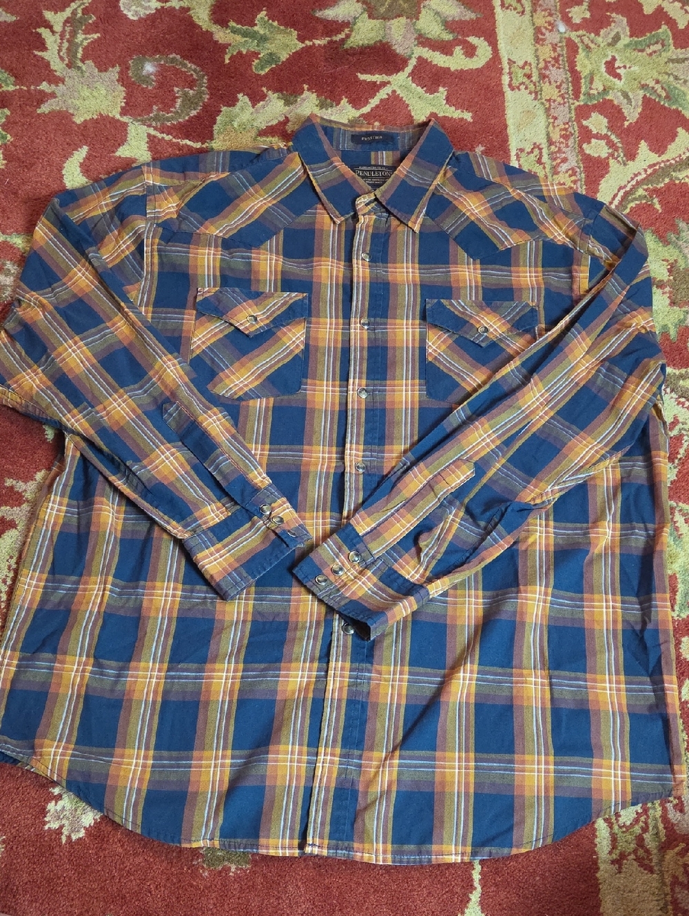 Pendleton Frontier Plaid Button Down Shirt